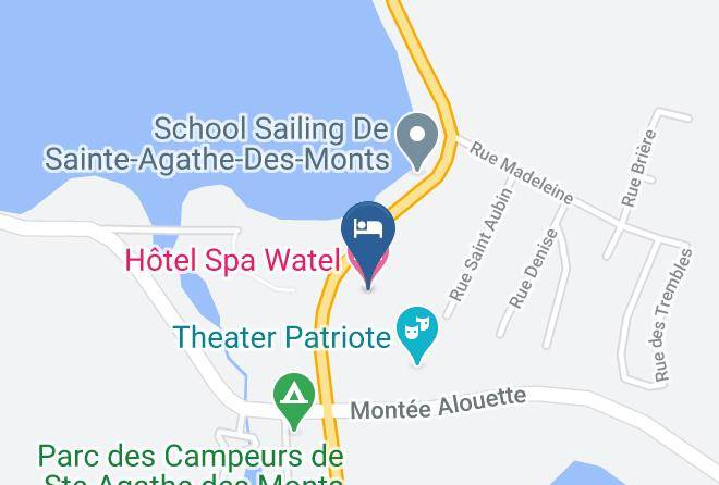 Les Laurentides Regional County Municipality - Hotel Spa Watel Maps
