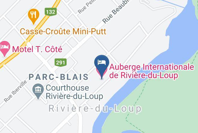 Riviere Du Loup Regional County Municipality - Auberge Internationale De Riviere Du Loup Maps