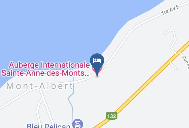 La Haute Gaspesie Regional County Municipality - Auberge Internationale Sainte Anne Des Monts La Vieille Ecole Maps