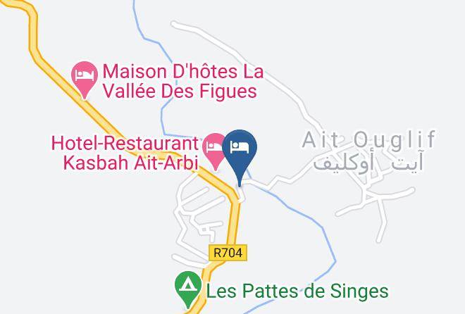 Meknes Tafilalet - Auberge Kasbah Ait Marghad Maps