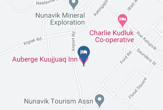 Nord Du Quebec - Auberge Kuujjuaq Inn Maps