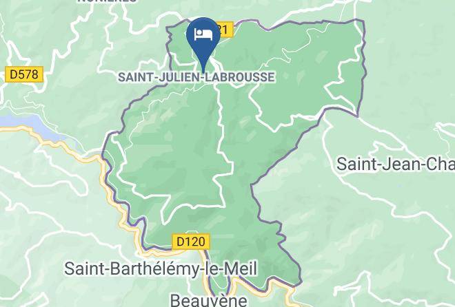 Ardeche - Auberge L'ecole Maps