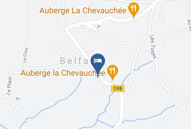 Haute Saone - Auberge La Belle Hetraie Maps