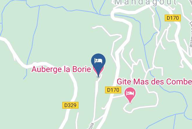 Gard - Auberge La Borie Maps