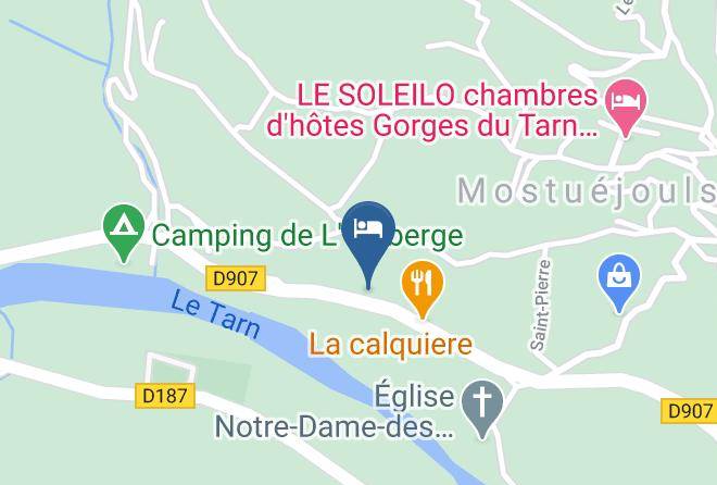 Aveyron - Auberge La Calquiere Maps