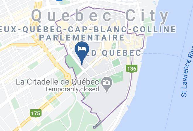 Capitale Nationale - Auberge La Chouette Maps