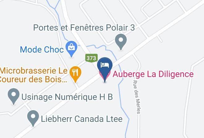 Maria Chapdelaine Regional County Municipality - Auberge La Diligence Maps