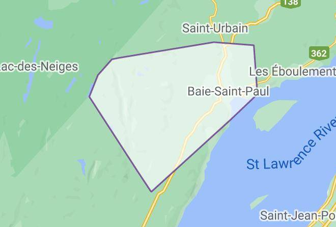 Charlevoix Regional County Municipality - Auberge La Grande Maison Maps