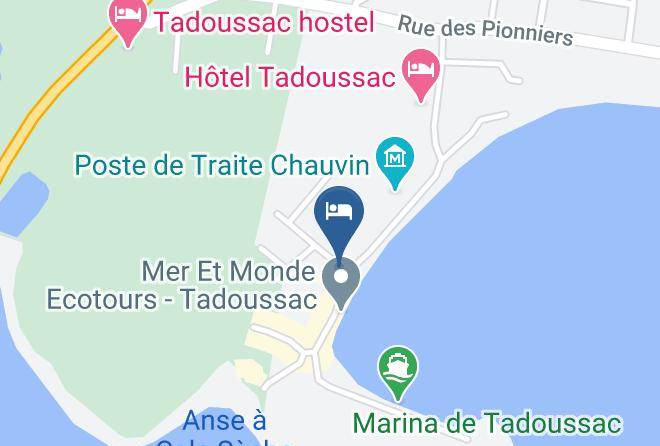 La Haute Cote Nord Regional County Municipality - Auberge La Mer Veilleuse Maps