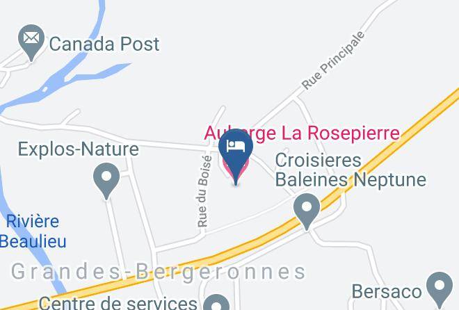 La Haute Cote Nord Regional County Municipality - Auberge La Rosepierre Maps