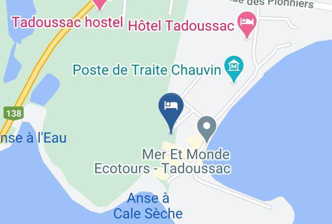 La Haute Cote Nord Regional County Municipality - Auberge La Sainte Paix Maps