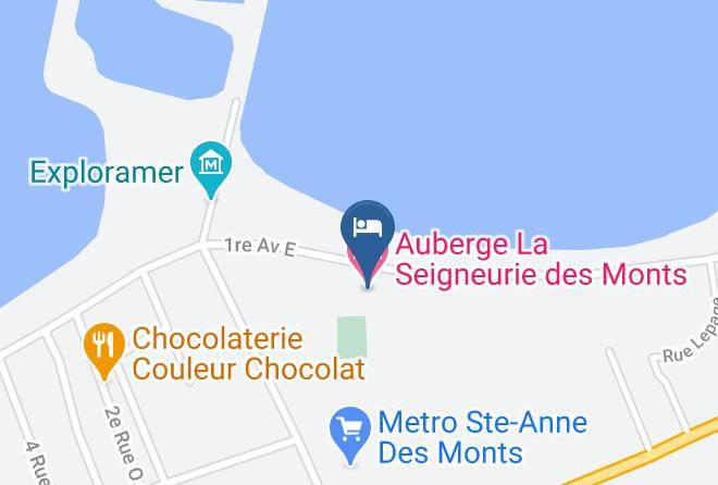 La Haute Gaspesie Regional County Municipality - Auberge La Seigneurie Des Monts Maps