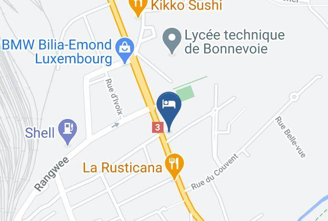 Hesperange - Auberge La Veranda Maps