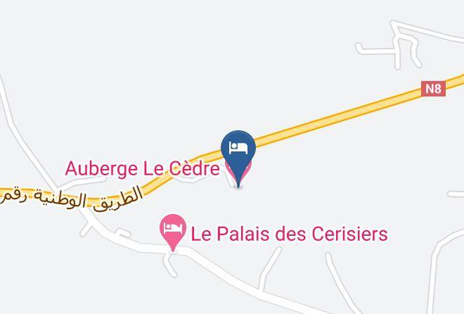 Fes Boulemane - Auberge Le Cedre Maps