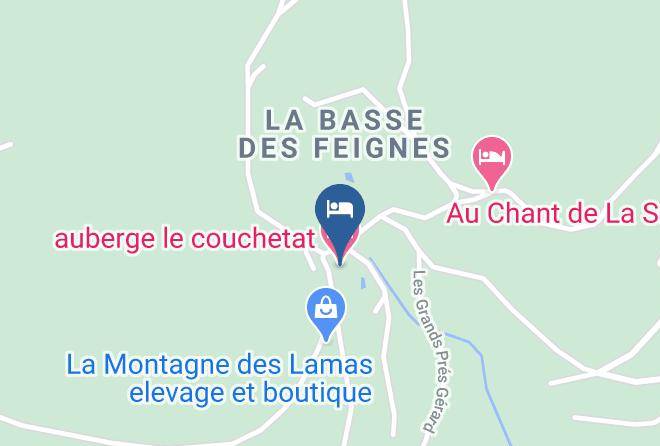 Vosges - Auberge Le Couchetat Maps