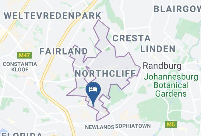 City Of Johannesburg - Auberge Le Fleur Maps