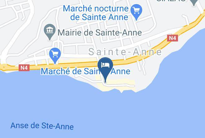 Sainte Anne - Auberge Le Grand Large Maps