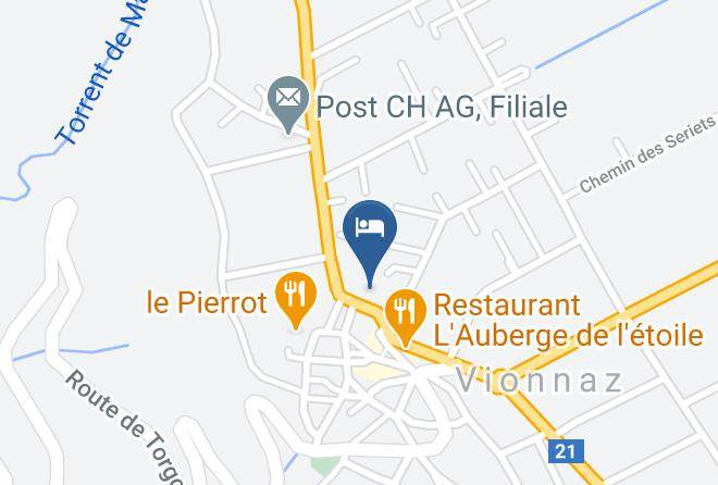 Monthey - Auberge Le Manoir Vionnaz Maps