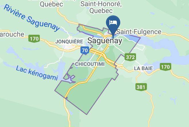 Le Saguenay Et Son Fjord - Auberge Le Parasol Chicoutimi Maps