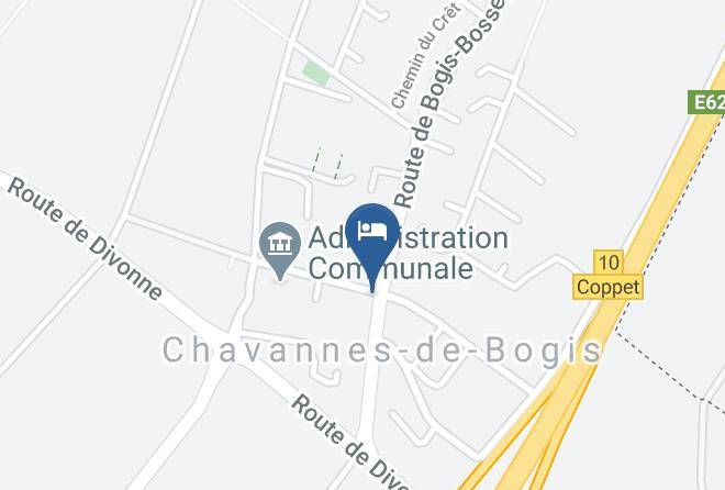 Nyon - Auberge Le Relais Chavannes De Bogis Hotel Restaurant Maps