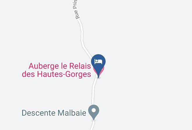 Charlevoix Est Regional County Municipality - Auberge Le Relais Des Hautes Gorges Maps