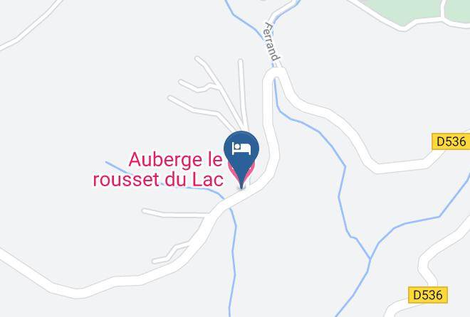 Ardeche - Auberge Le Rousset Du Lac Maps