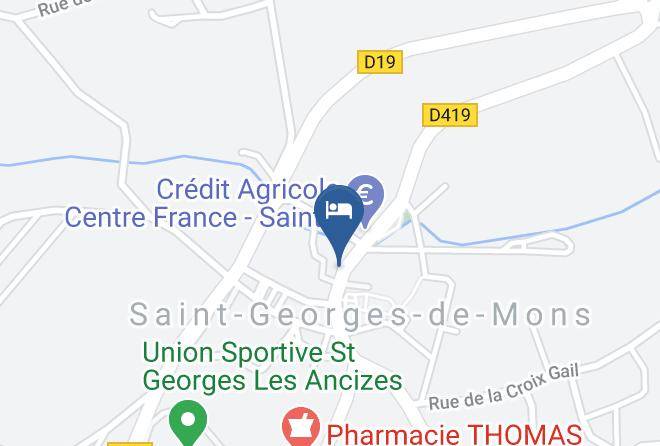 Puy De Dome - Auberge Le Saint Georges Maps