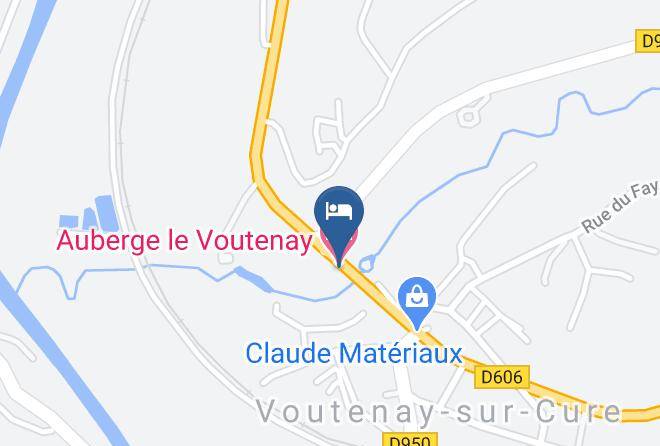 Yonne - Auberge Le Voutenay Maps