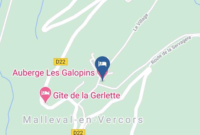 Isere - Auberge Les Galopins Maps