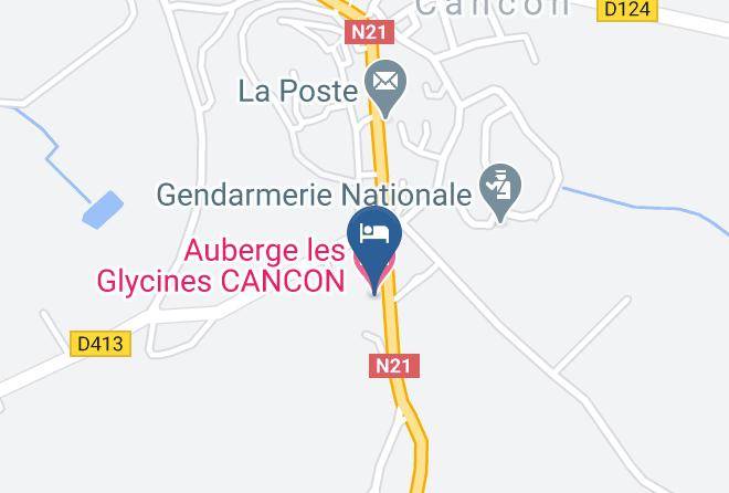 Lot Et Garonne - Auberge Les Glycines Cancon Maps