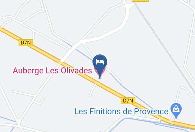 Bouches Du Rhone - Auberge Les Olivades Maps
