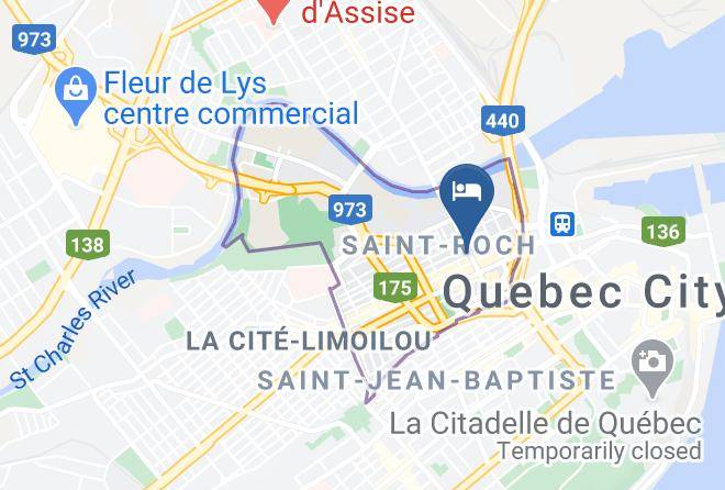 Capitale Nationale - Auberge Maeva Maps