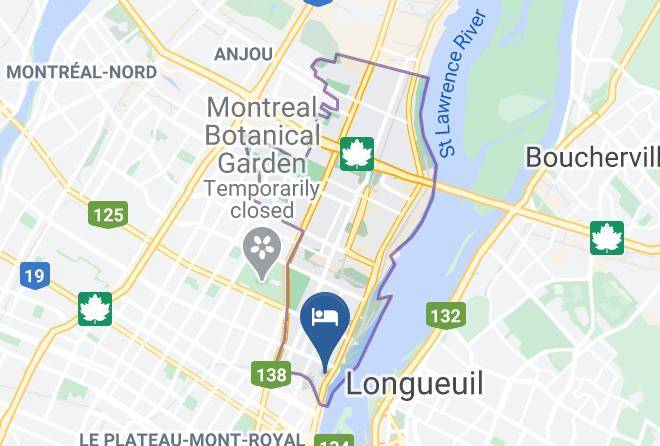 Montreal - Auberge Manoir Ville Marie Maps