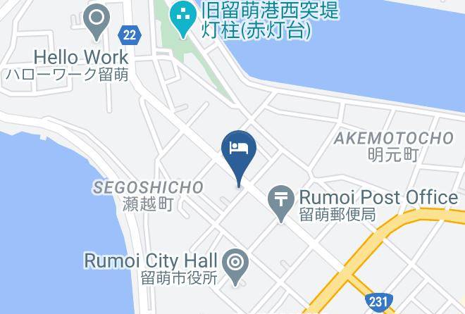 Rumoi City - Auberge Mashike Maps