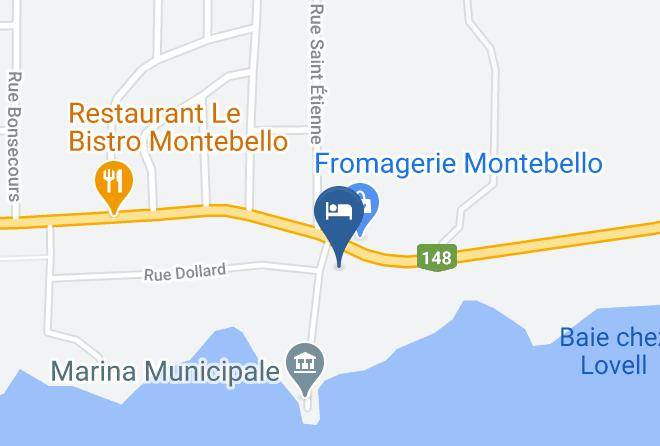 Papineau Regional County Municipality - Auberge Montebello Maps
