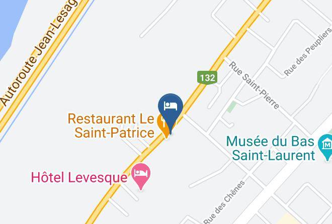 Riviere Du Loup Regional County Municipality - Auberge Mr James Maps