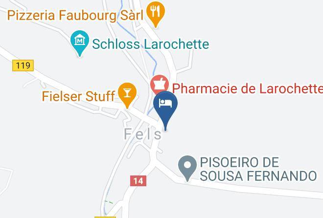 Larochette - Auberge Op Der Bleech Maps