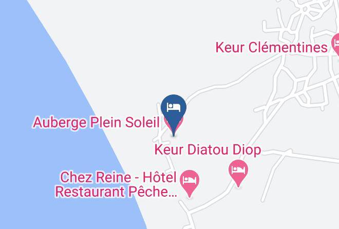 Mbour - Auberge Plein Soleil Maps