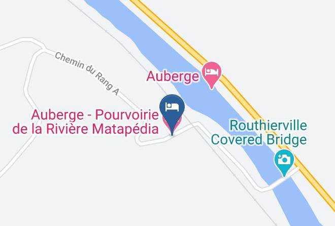 La Matapedia Regional County Municipality - Auberge Pourvoirie De La Riviere Matapedia Maps