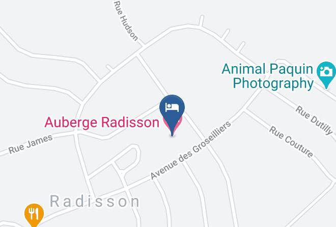 Nord Du Quebec - Auberge Radisson Maps