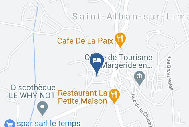 Lozere - Auberge Saint Jacques Maps