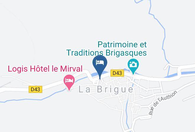Maritime Alps - Auberge Saint Martin Maps
