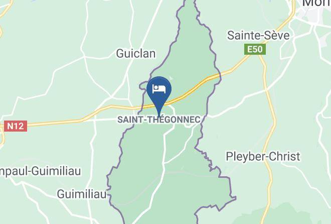 Finistere - Auberge Saint Thegonnec Maps
