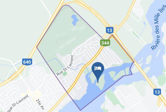 Deux Montagnes Regional County Municipality - Auberge Sante L'oasis De L'ile Maps