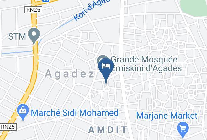 Agadez - Auberge Tellit Maps