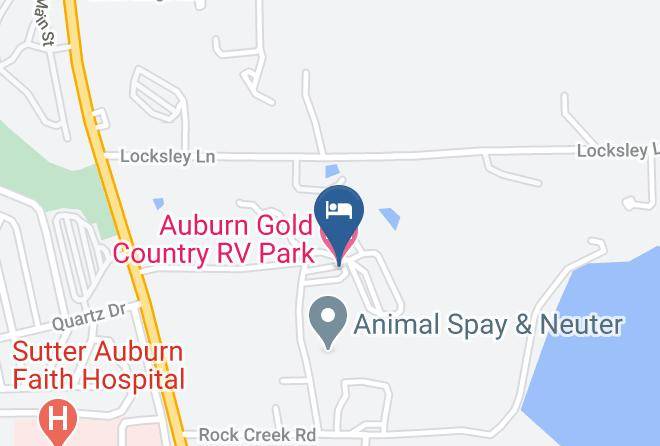 Placer - Auburn Gold Country Rv Park Maps