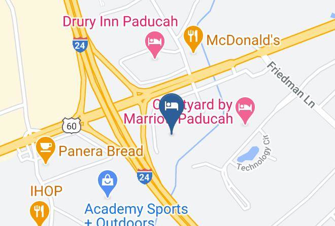 Mccracken - Auburn Place Hotel & Suites Paducah Maps
