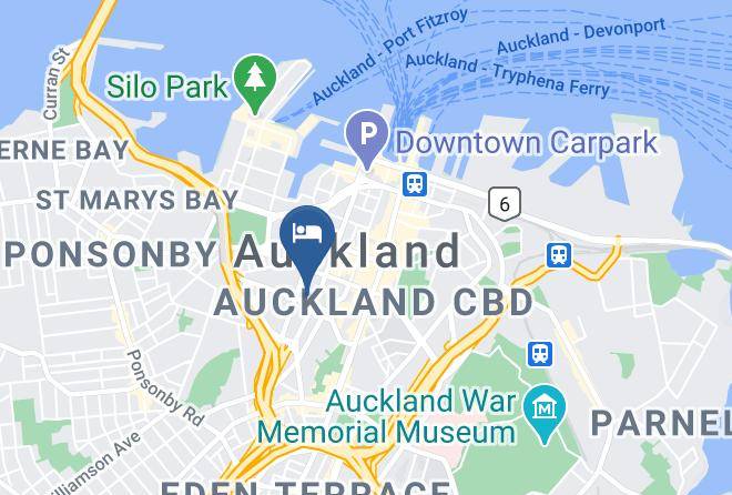 Auckland Auckland Central - Auckland City Hotel Maps