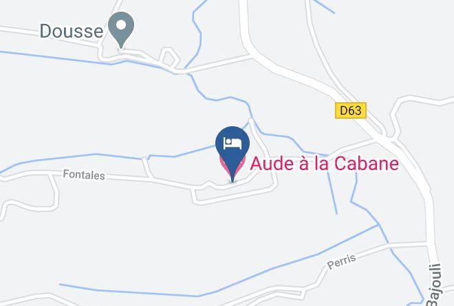 Aude - Aude A La Cabane Maps