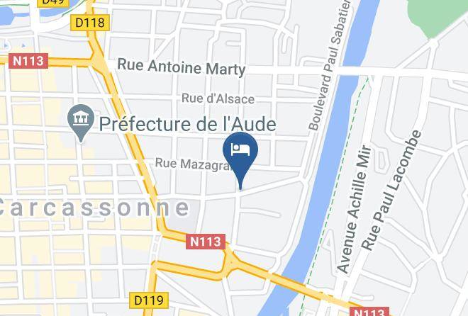 Aude - Aude Cite City Carcassonne Maps